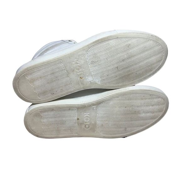 KOlO Men’s Size EU 38 US 7 Capri Triple White Leather Shoes Designer Casual - Picture 5 of 5